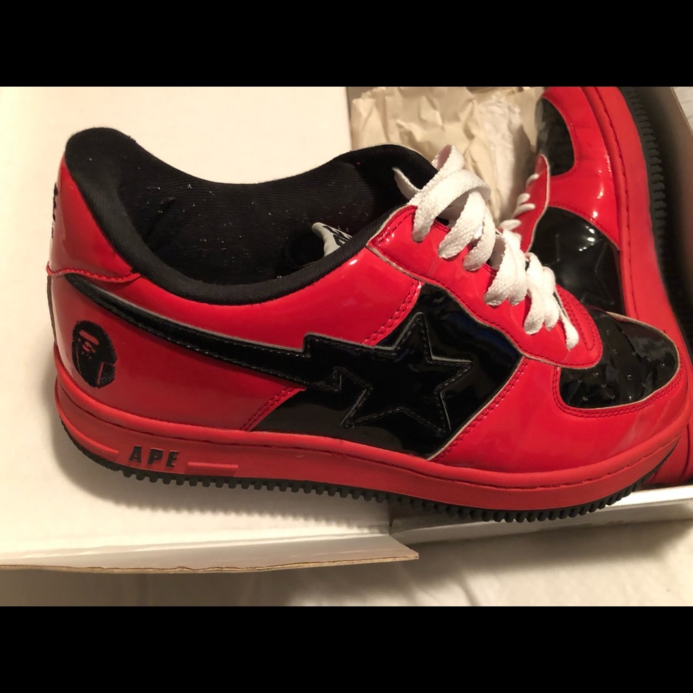 2006 Halloweeny Red Bape Shoes Men's US 9.5 - Picture 2 of 7